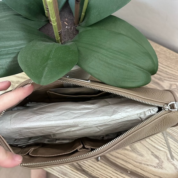 REBECCA MINKOFF Leather Crossbody Bag in Sandrift - Picture 7 of 11